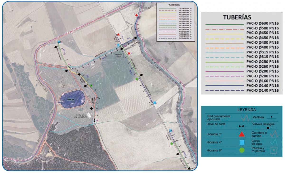 Proyecto de Transformación en Regadío del Sector XXII de la Subzona de Payuelos –Área Cea- de la Zona Regable de Riaño (León)