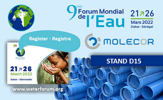 Molecor participa en la 9º edición del World Water Forum en Dakar, Senegal