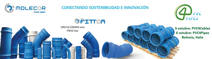 Molecor participará en la Conferencia PVC4Pipes, en Bolonia los días 5 y 6 de octubre de 2022