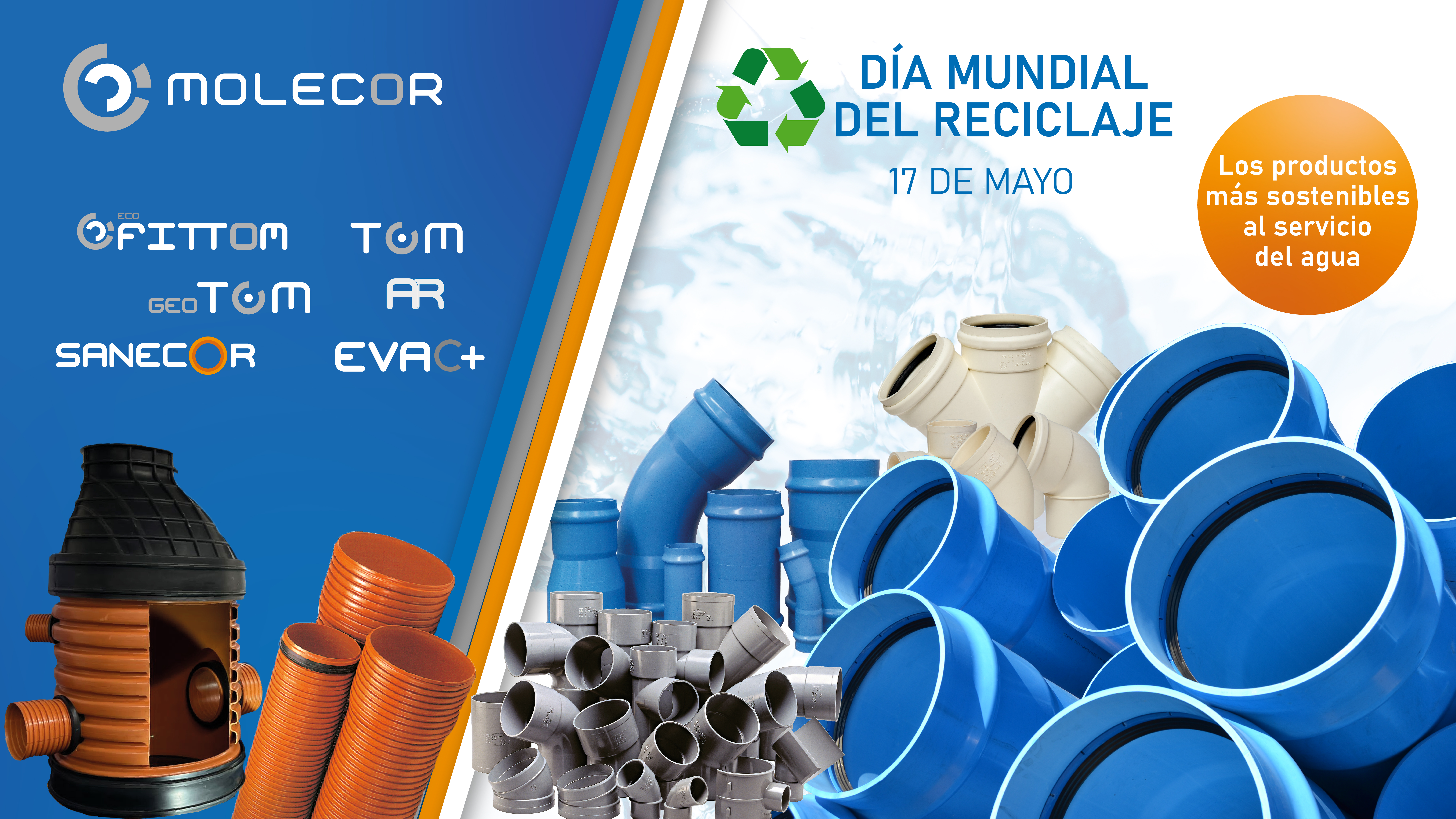 Molecor reafirma su compromiso con la Economía Circular celebrando el “Día Mundial del Reciclaje”