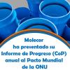 Molecor presenta su Informe de Progreso al Pacto Mundial de la ONU, demostrando de nuevo su compromiso con la sostenibilidad