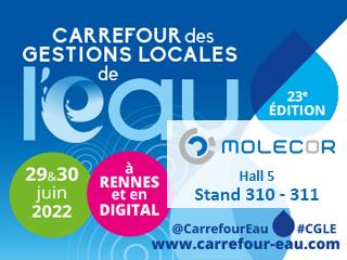 Molecor estará presente en el "23ª Carrefour des gestions Locales de l'eau 2022" que tendrá lugar en Rennes los próximos 29 y 30 de junio Molecor estará presente en el "23ª Carrefour des gestions Locales de l'eau 2022" que tendrá lugar en Rennes los próximos 29 y 30 de junio